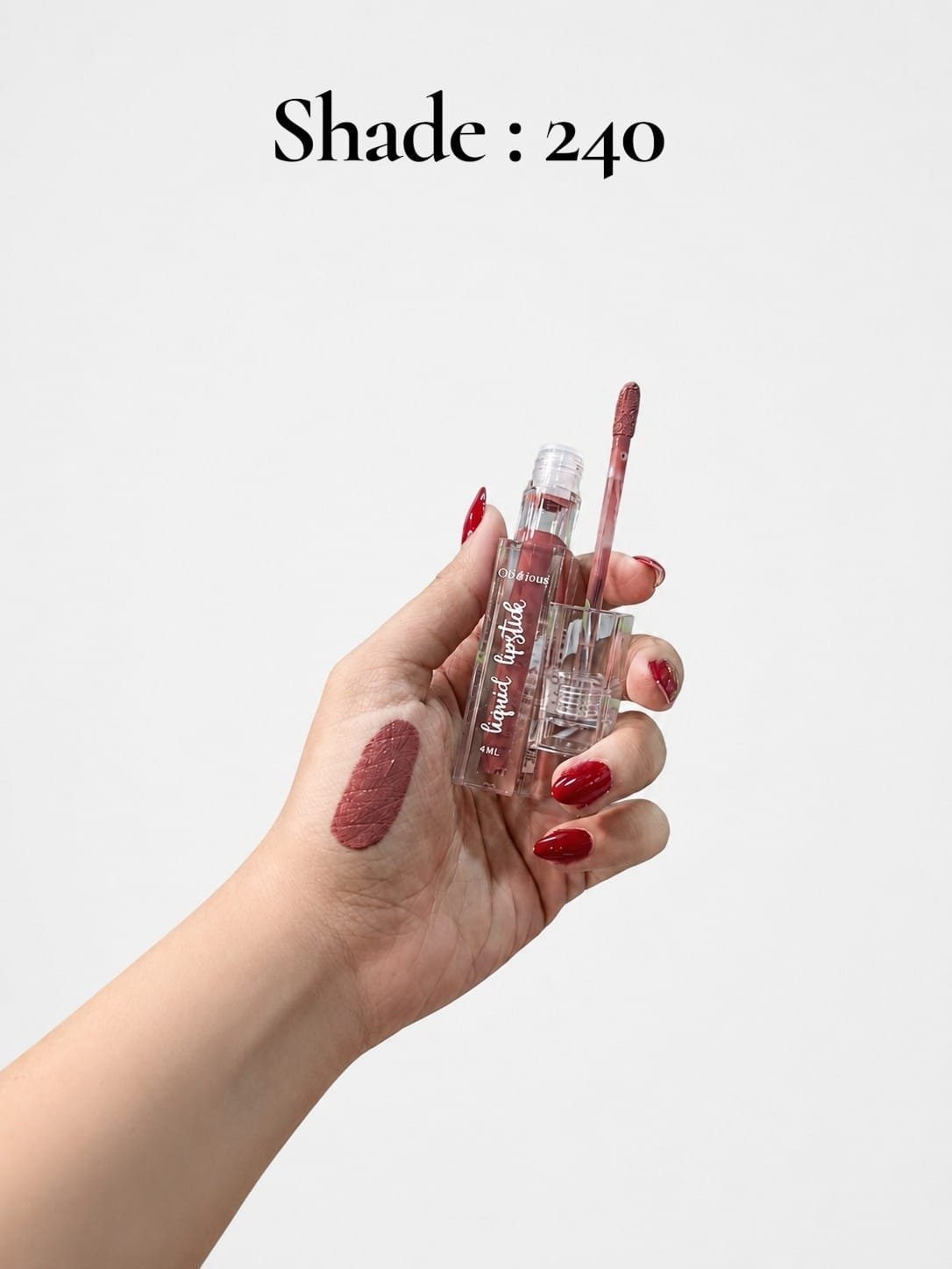 روج مطفي سائل Liquid Lipstick Matte 240 من Obvious